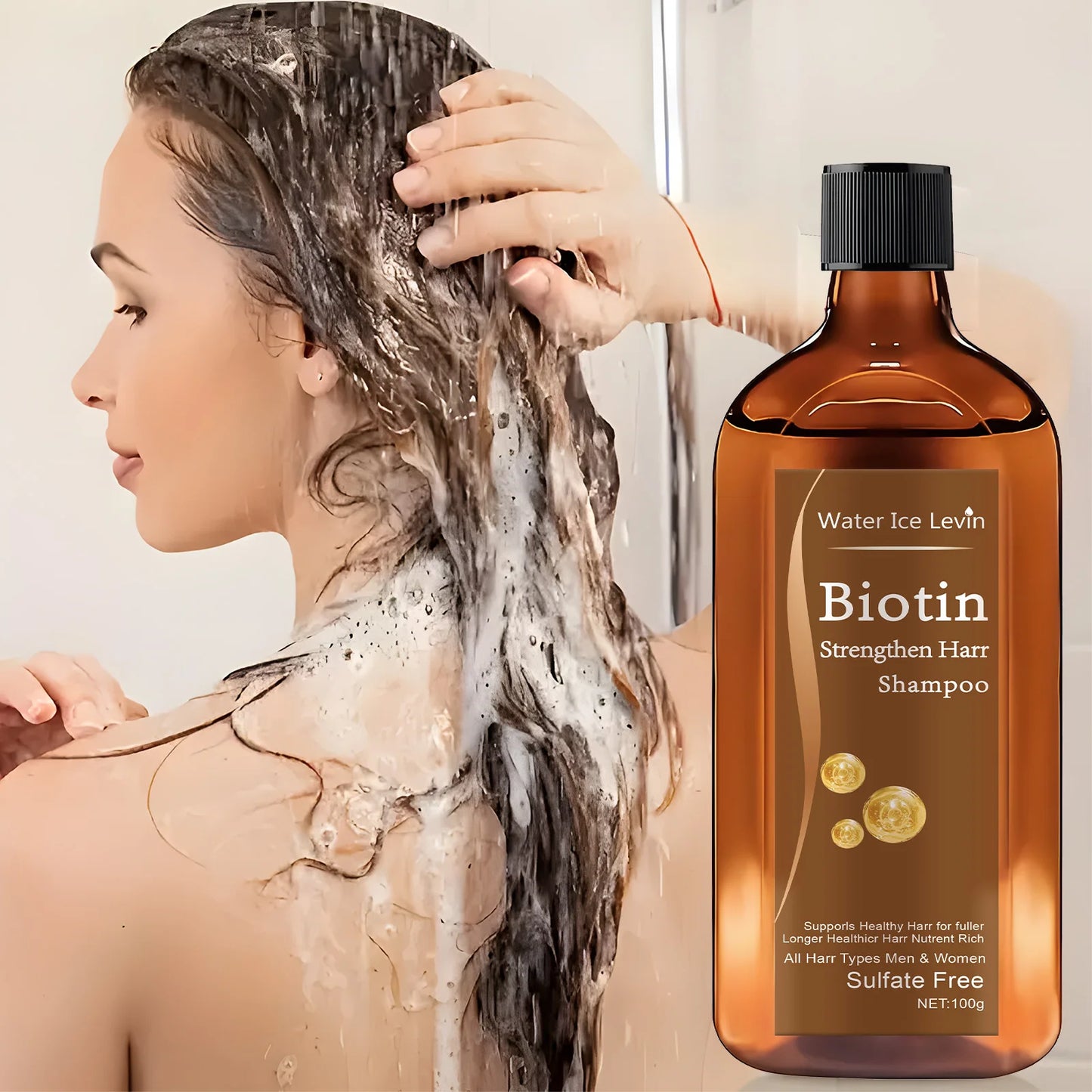 Biotin hair Growth Shampoo! Anti-hair loss treatment for Men & Women - Rapid thickening and re-oil beauty health