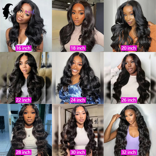 12A 24inch Body Wave Human Hair Bundles 100% Brazilian Raw Human Hair 1/3/4 Bundles for Women Thick Bundles 3 Days Delivery