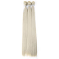 Bone Straight Hair Bundles Salon Natural Hair Extensions Fake Fibers Super Long Synthetic Yaki Straight Hair Weaving Full to End