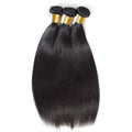 Silky Straight Bundles Human Hair Remy Brazilian Hair Extensions 1/3/4 PCS Natural Black Hair Weave Bundles 14-30 Inches