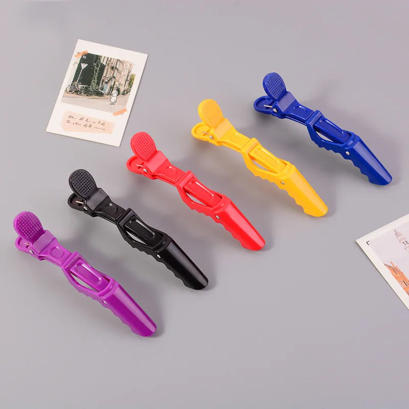 5-30Pieces Crocodile clip Plastic Anti-Slip Hair Clip Black/Pink/White Durable Hairpin Hair Styling Accessories Unisex