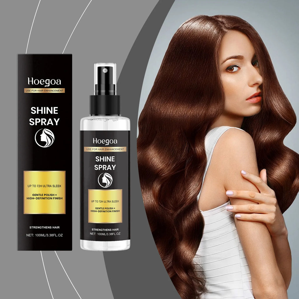 Hair Shiny Enhancement Spray Hair Light Smooth Elastic High Quality Reduce Frizz Dry Dull Moisturizing Nourish Scalp Hair Spary