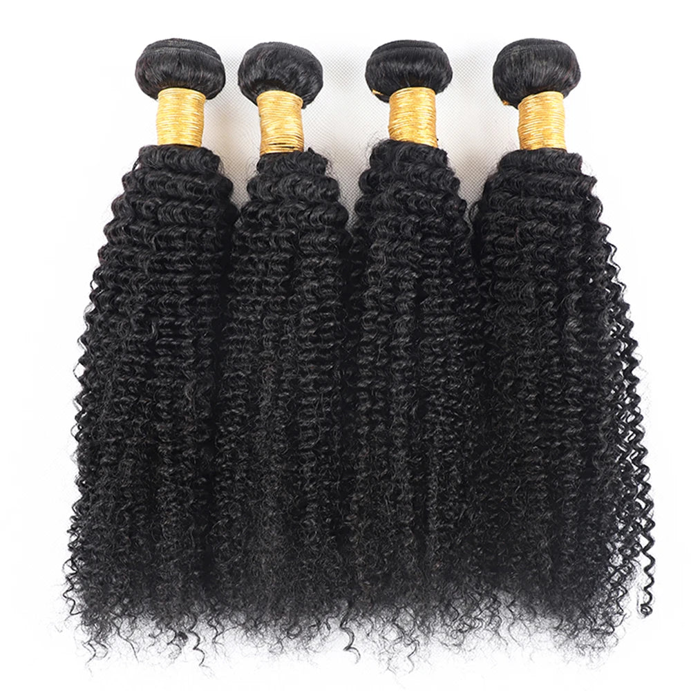 Kinky Curly Mongolian Human Hair Bundles Weave 30 inch Virgin Human Hair 2 3 4 Bundles For Women Raw Remy Sew In Hair Extensions