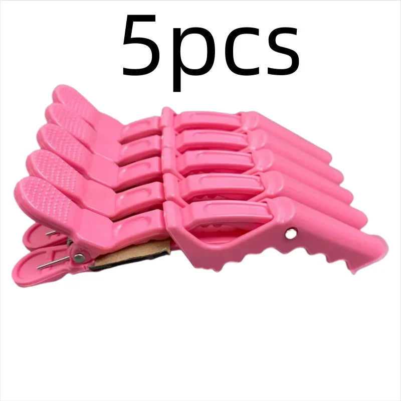 5-30Pieces Crocodile clip Plastic Anti-Slip Hair Clip Black/Pink/White Durable Hairpin Hair Styling Accessories Unisex