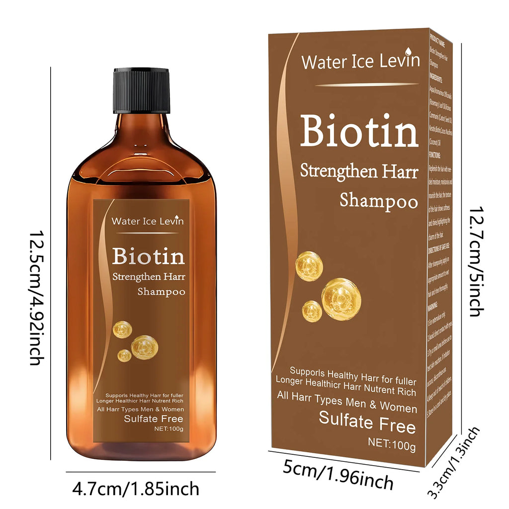 Biotin hair Growth Shampoo! Anti-hair loss treatment for Men & Women - Rapid thickening and re-oil beauty health