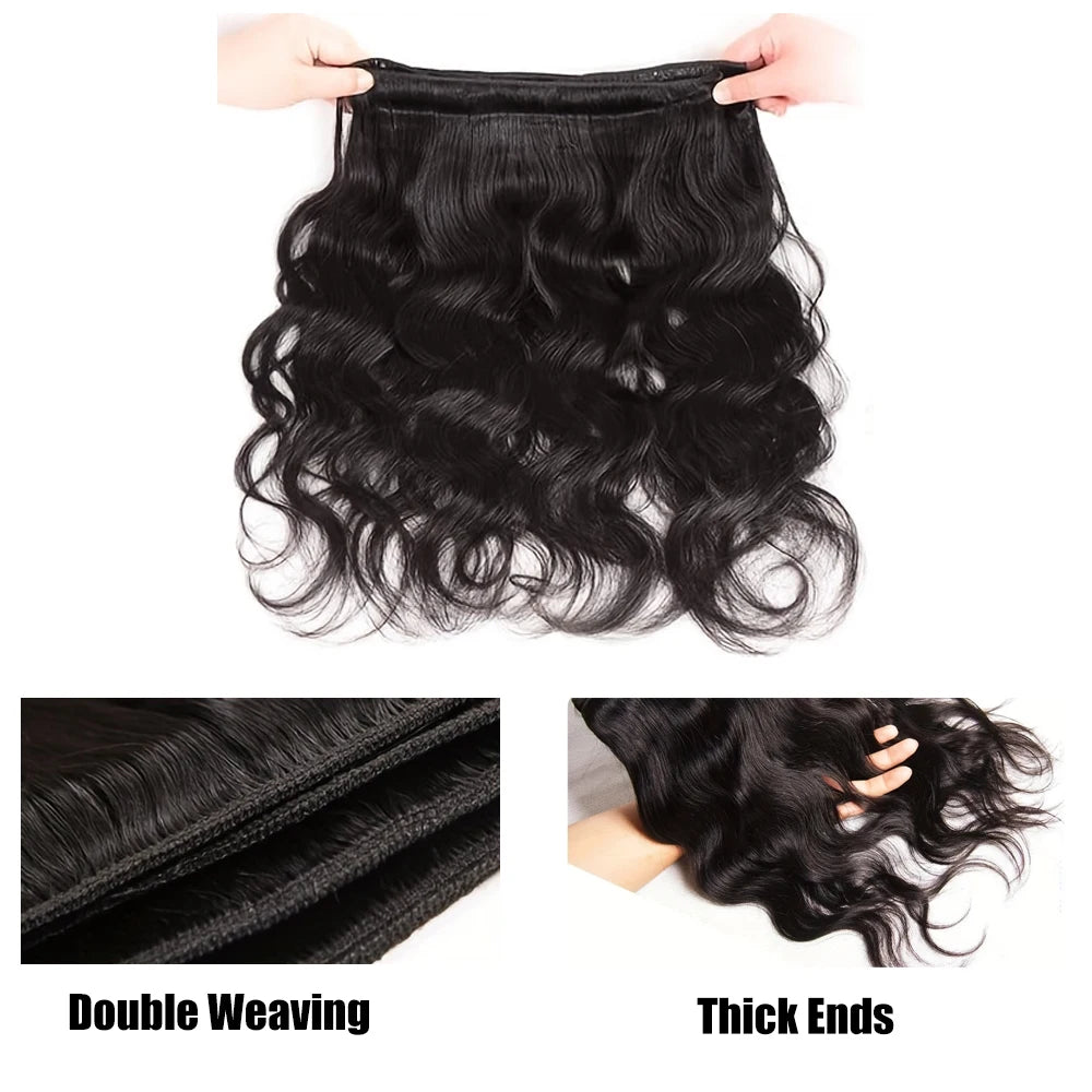 8-32 Inch Body Wave Bundles Human Hair Brazilian Hair Weave Bundles 100% Human Hair Extensions For Women 1pc Bundle