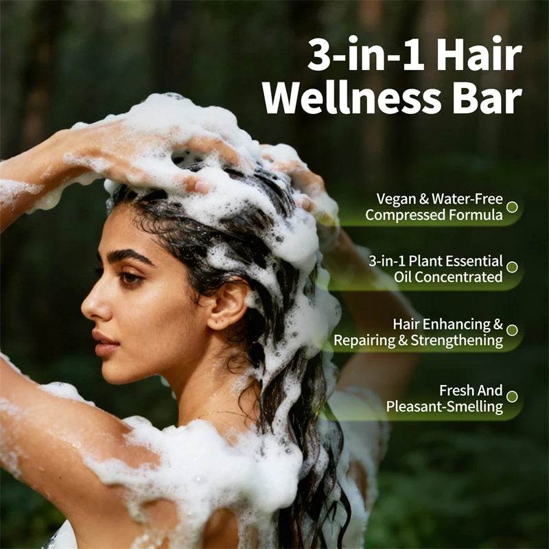 120g Usman Grass & Platycladus Shampoo - Natural Herbal Hair loss treatment - Strengthen Hair Root