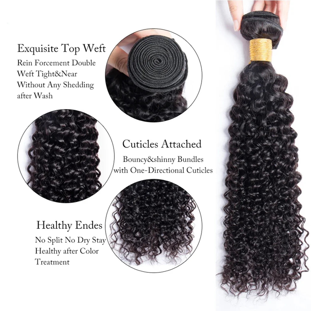 Kinky Curly Mongolian Human Hair Bundles Weave 30 inch Virgin Human Hair 2 3 4 Bundles For Women Raw Remy Sew In Hair Extensions