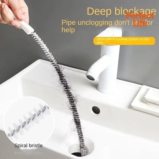 Pipe Unclogging Brush Shower Tub Drain Hair Catcher Long Cleaner For Cleaning Sewer Pipes Bathroom Products Household Home