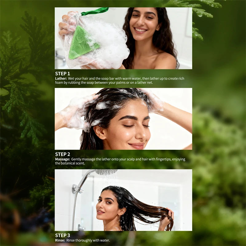 120g Usman Grass & Platycladus Shampoo - Natural Herbal Hair loss treatment - Strengthen Hair Root
