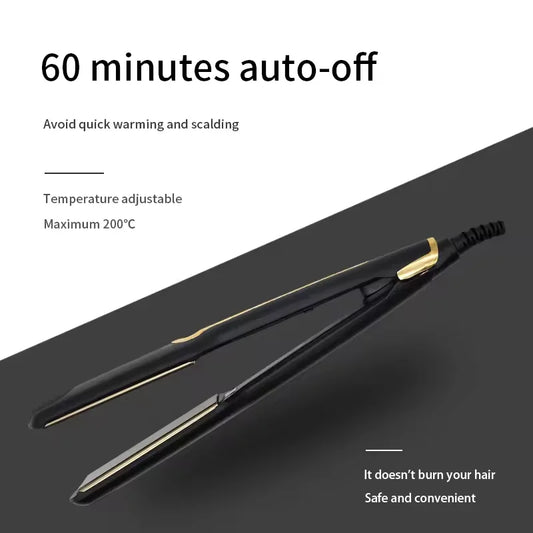 Professional Flat Iorn Straightener And Curler ceramic High Heat flat irons home Salon hair styler tools