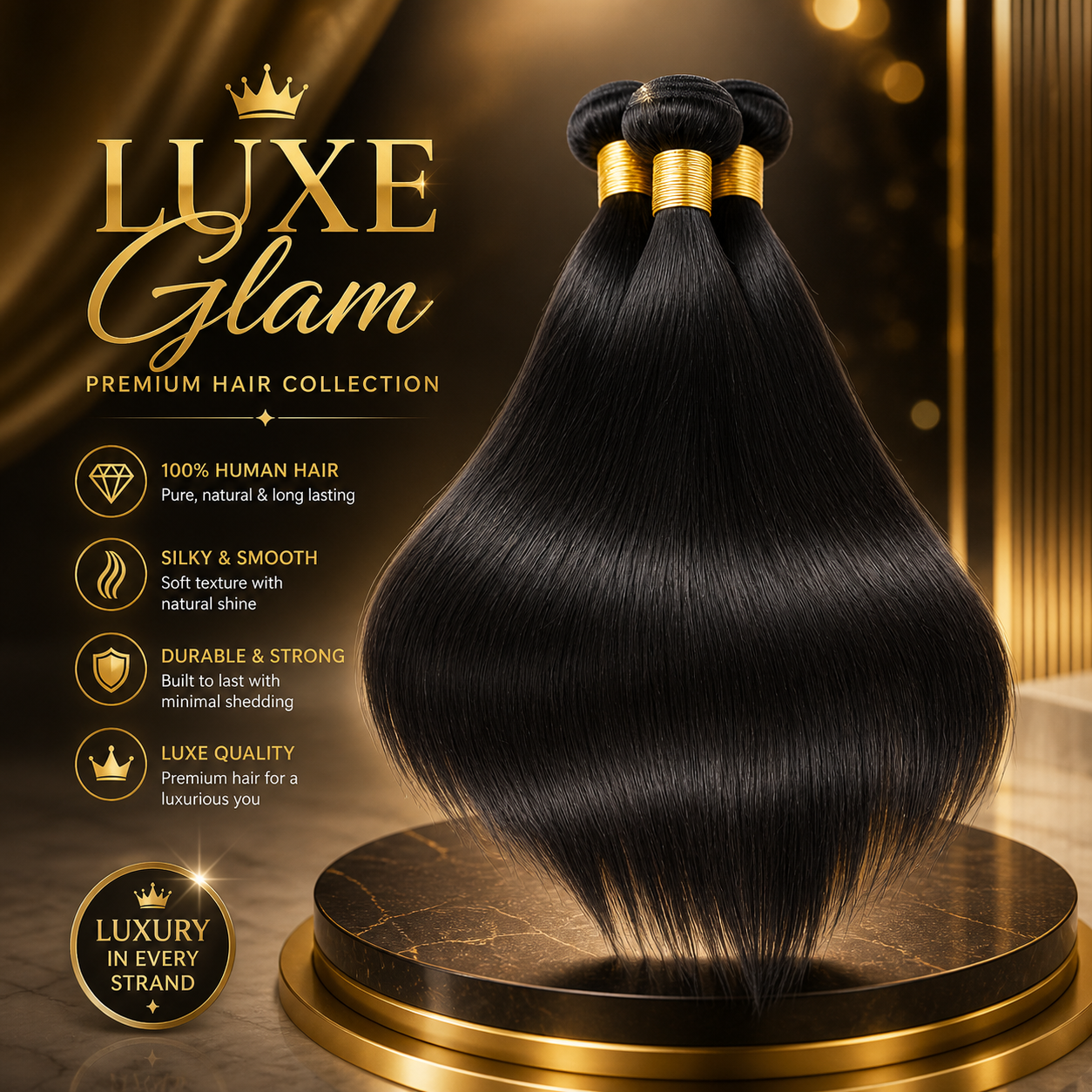 Silky Straight Bundles Human Hair Remy Brazilian Hair Extensions 1/3/4 PCS Natural Black Hair Weave Bundles 14-30 Inches