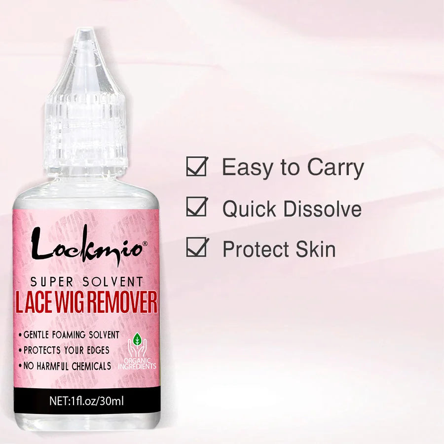 Wig Glue Waterproof Adhesive Bonding Lace Toupee Front Closure and Glue Remover Travel Size Wigs Extension Products for Beginner