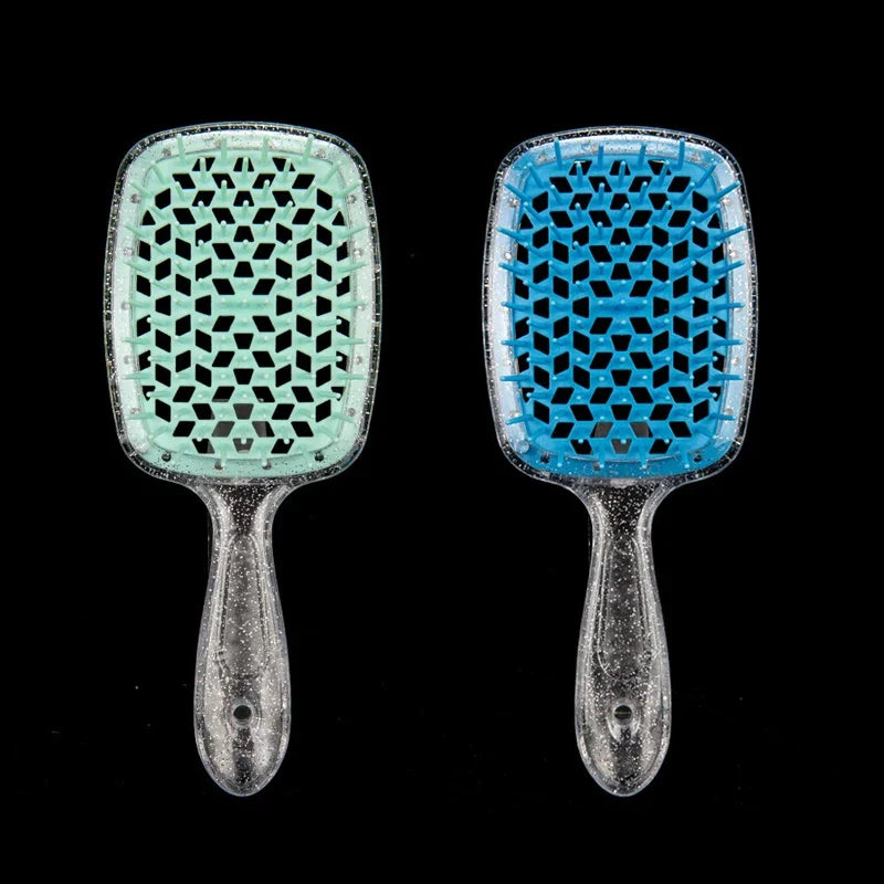 2pc Hair Comb Set Anti Static Scalp Massage Wet Dry Comb Demelante Brush Расчески Hair Styling Comb Salon Barber Brushes Kit