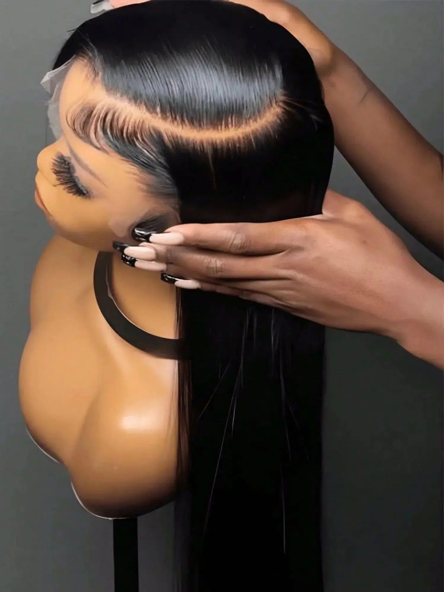 250% Density - All Natural Brazilian 5x5 Glueless Wear and Go Wig 13x4 13x6 HD Transparent Bone Straight Lace Frontal Wigs