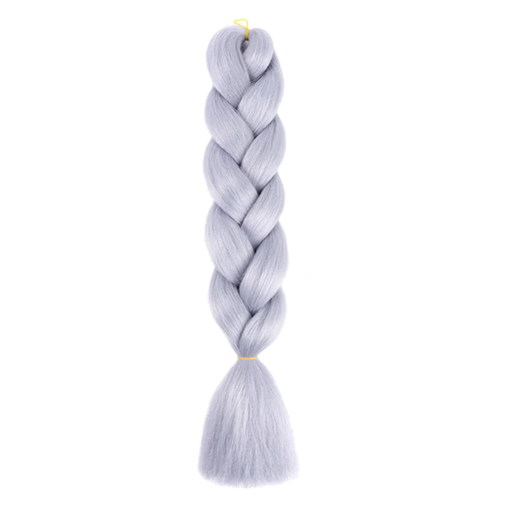 24 Inches DIY Jumbo Braiding Hair Synthetic Hair Extensions Afro Ombre Crochet Braid Hair Wholesale For Women