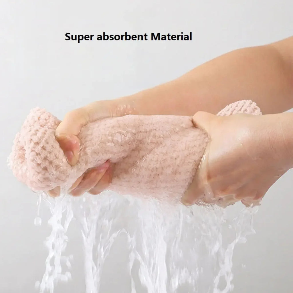 Soft & Textured Hair Towel Rap/Cap - Absorbent 9.8 "X 25.5" Wrap