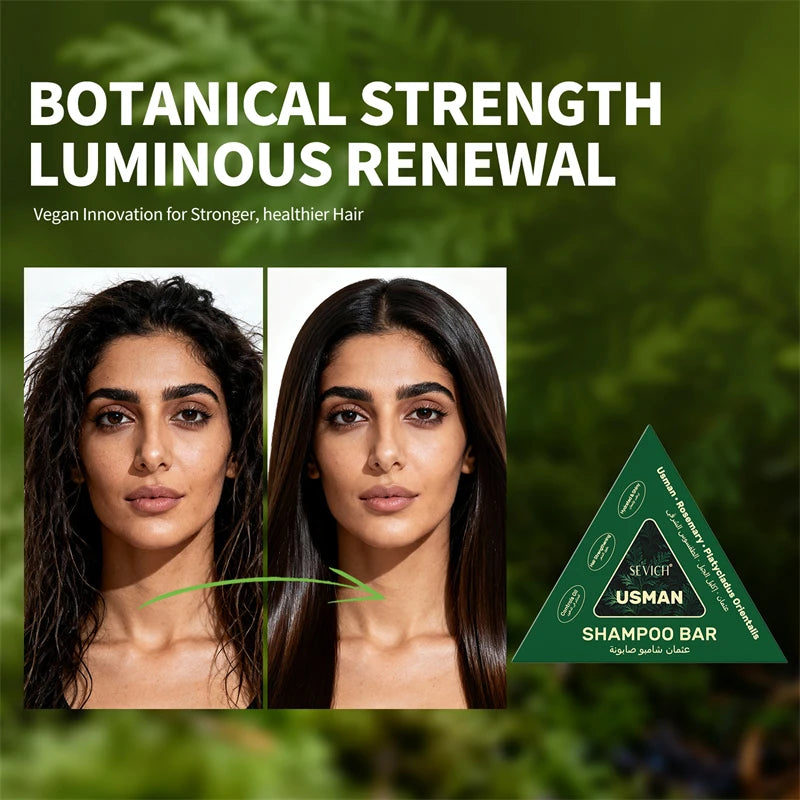120g Usman Grass & Platycladus Shampoo - Natural Herbal Hair loss treatment - Strengthen Hair Root