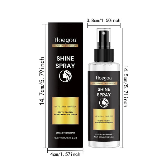 Hair Shiny Enhancement Spray Hair Light Smooth Elastic High Quality Reduce Frizz Dry Dull Moisturizing Nourish Scalp Hair Spary